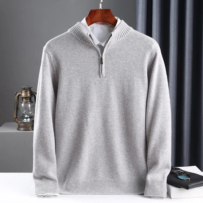 Moritz Kashmir Half-Zip