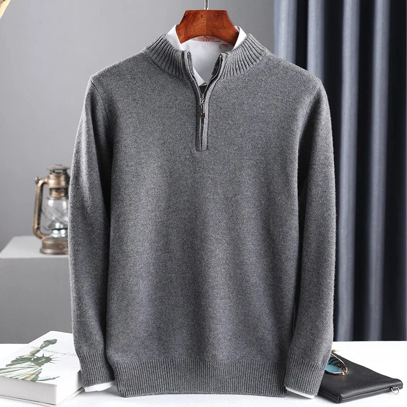 Moritz Kashmir Half-Zip